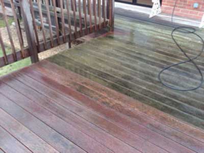 decking pressure washing shiplake